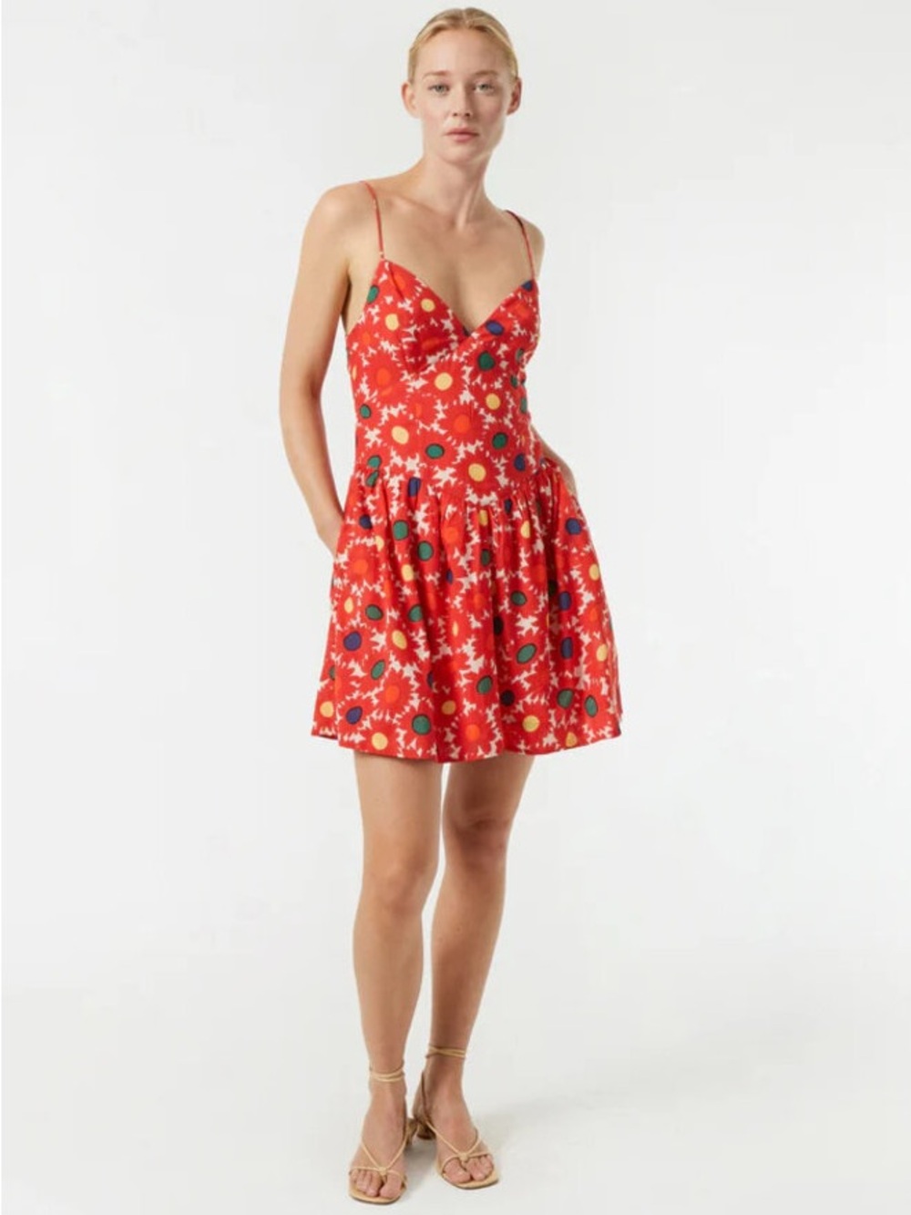 NWT Rhode Red Grenada Floral Rhonda Dress Size 0